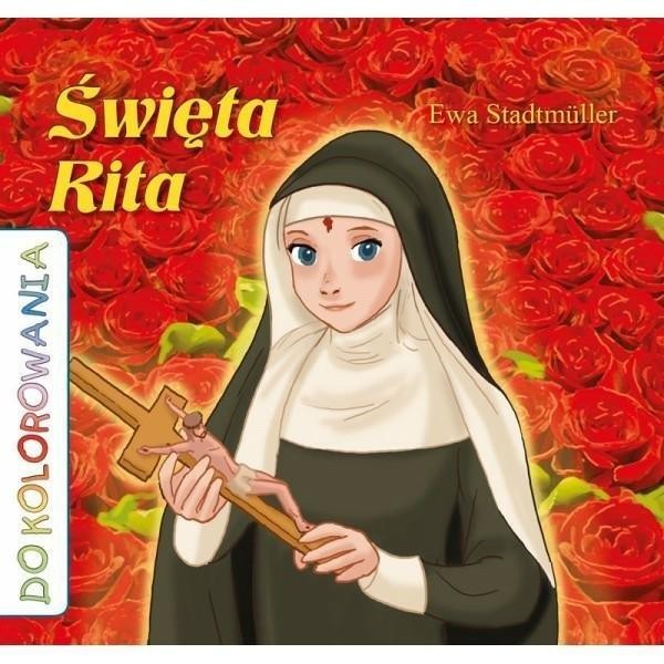 Święta Rita - kolorowanka