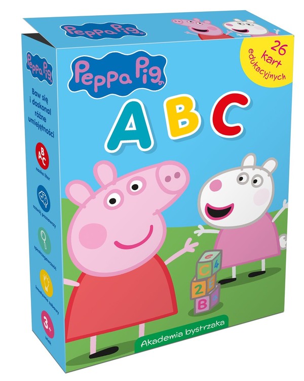 Świnka Peppa ABC Karty edukacyjne w pudełku