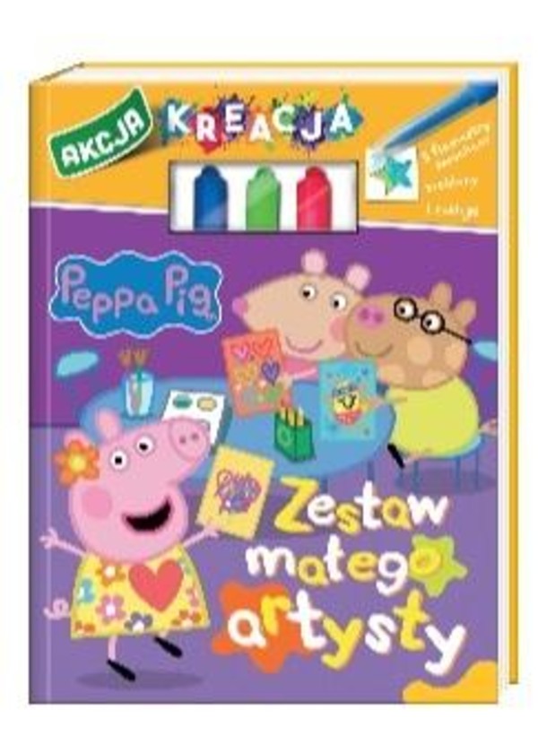 Świnka Peppa Akcja Kreacja Zestaw małego artysty