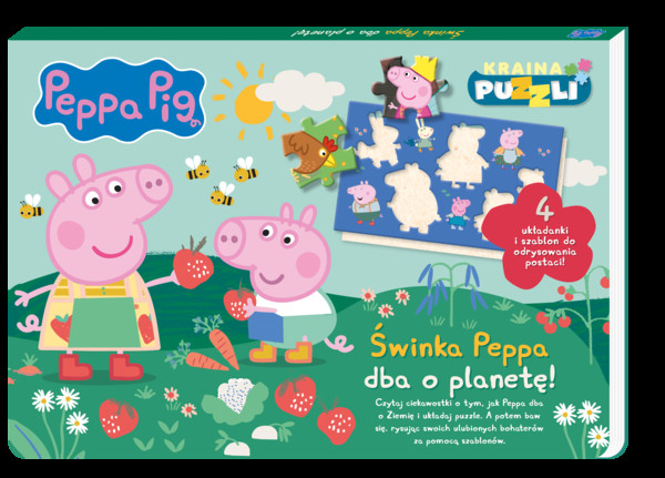 Świnka Peppa. Świnka Peppa dba o planetę! Kraina puzzli