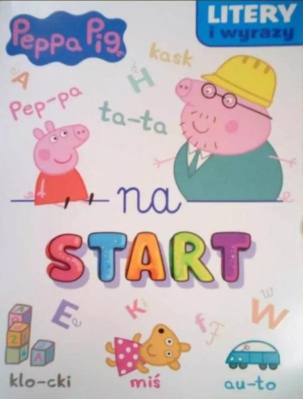 Świnka Peppa Litery i wyrazy na start