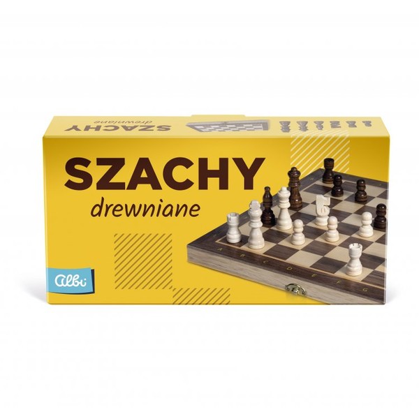 Szachy drewniane