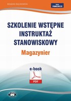 Szkolenie wstępne Instruktaż stanowiskowy Magazynier - pdf