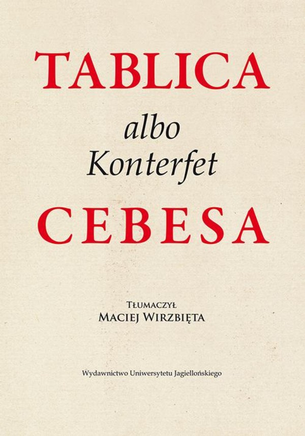 Tablica albo Konterfet Cebesa - pdf