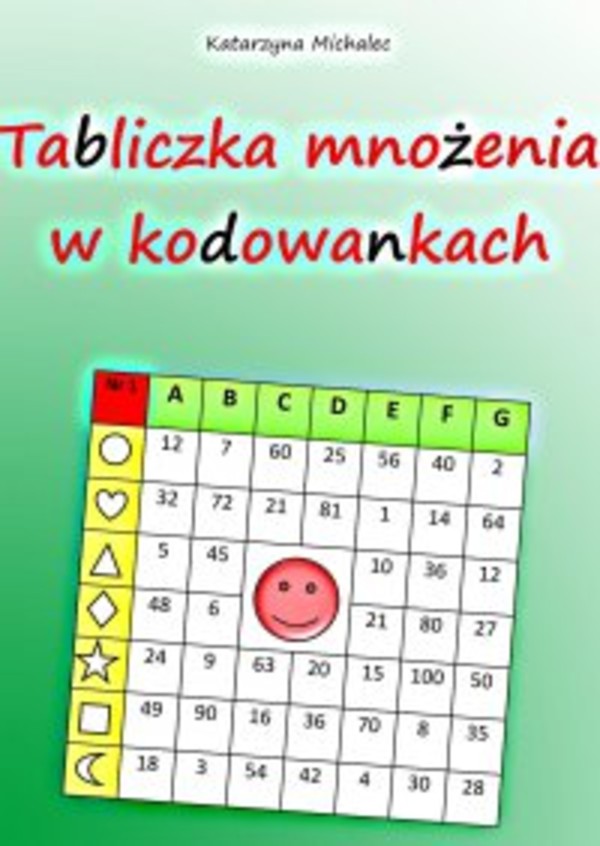 Tabliczka mnożenia w kodowankach - pdf