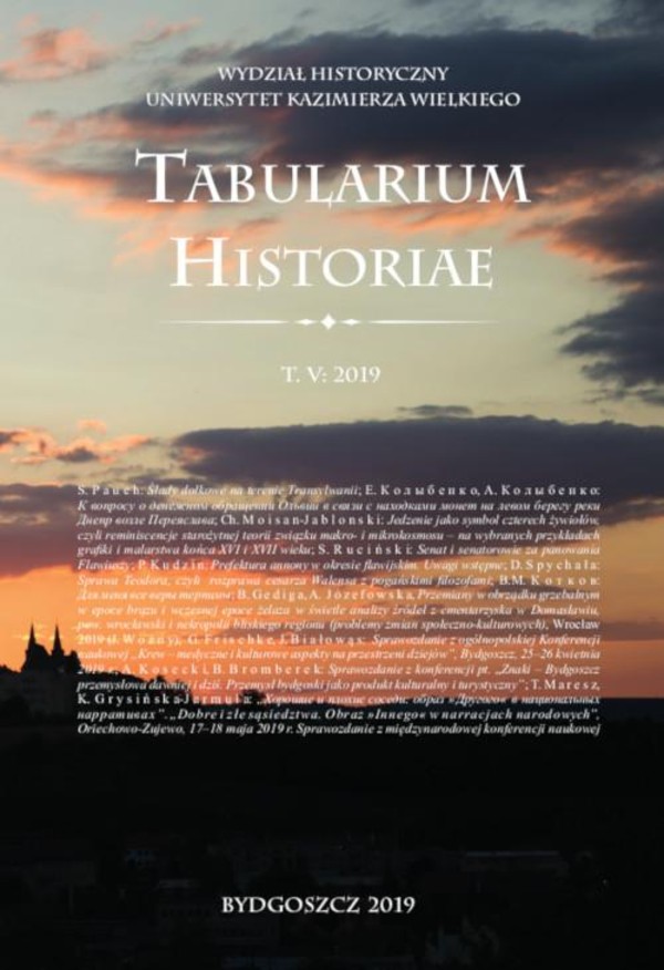 Tabularium Historiae T. V: 2019 - pdf