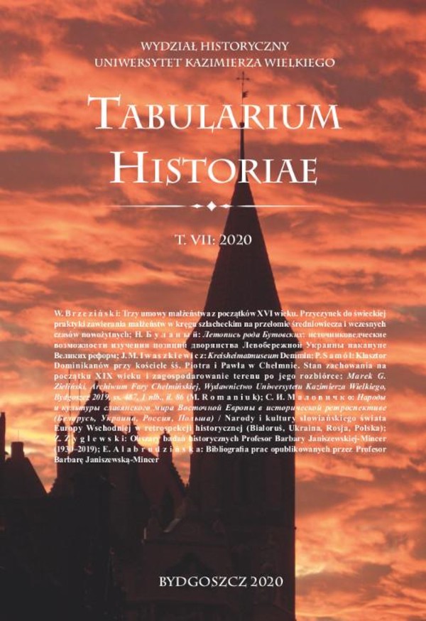 Tabularium Historiae T. VII: 2020 - pdf