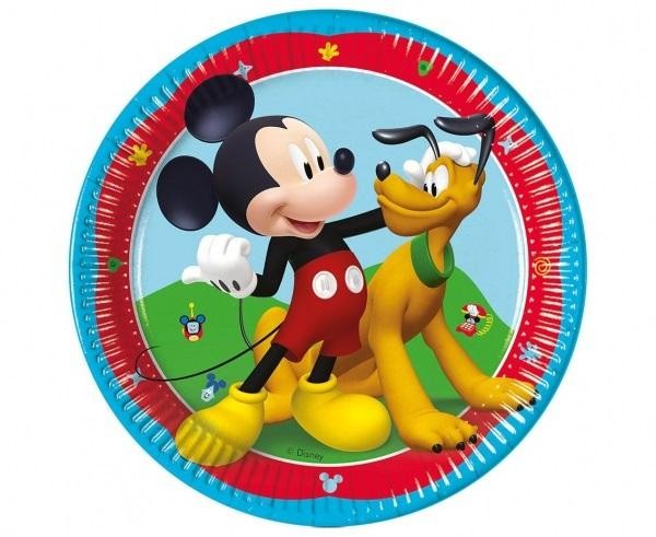 Talerzyki papierowe Mickey 20cm 8szt