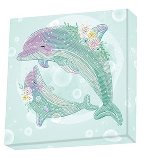 Diamentowa mozaika Delfin