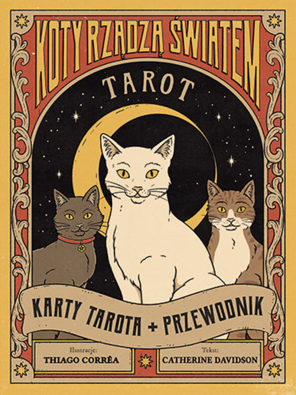 Tarot Koty rządzą światem Karty Tarota + przewodnik