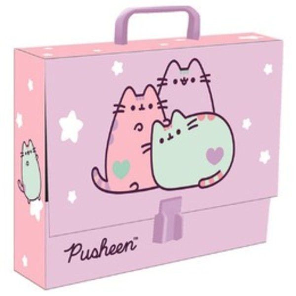 Teczka a4 z rączką pusheen