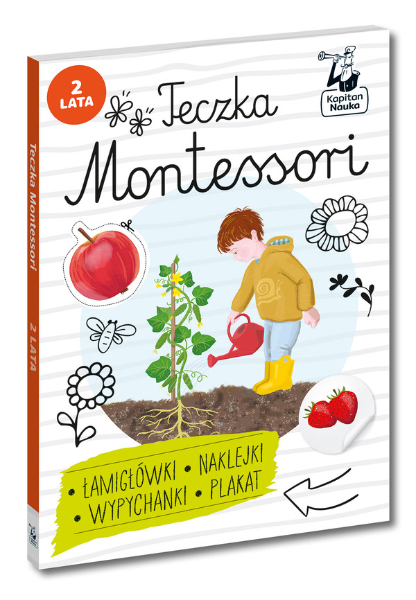 Teczka Montessori 2 lata Kapitan Nauka