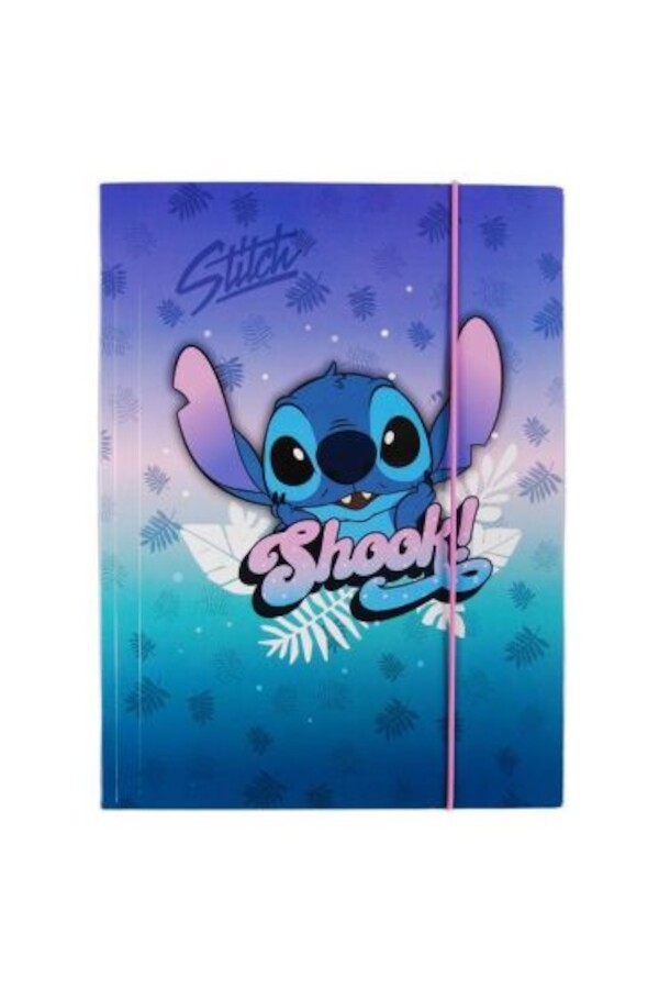 Teczka tekturowa A4 z gumką Disney Core Stitch wzór 2