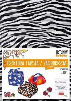 Tektura falista A4 10szt z nadrukiem BAMBINO HOBBY