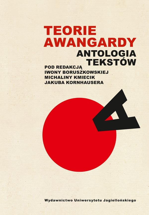 Teorie awangardy Antologia tekstów