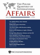 The Polish Quarterly of International Affairs 3/2016 - pdf