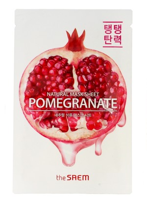 Maska na tkaninie Pomegranate