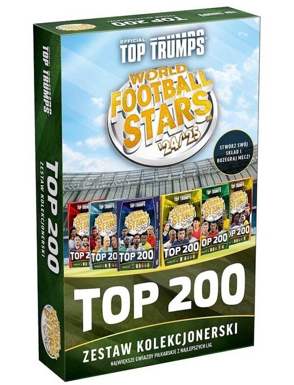 Top Trumps World Football Stars Zestaw kolekcjonerski