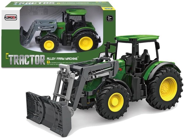 Traktor 1:24 zielony