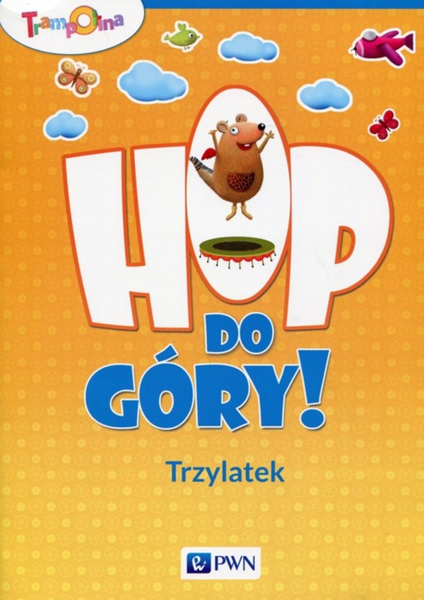 Hop do góry! Trzylatek Teczka Trampolina