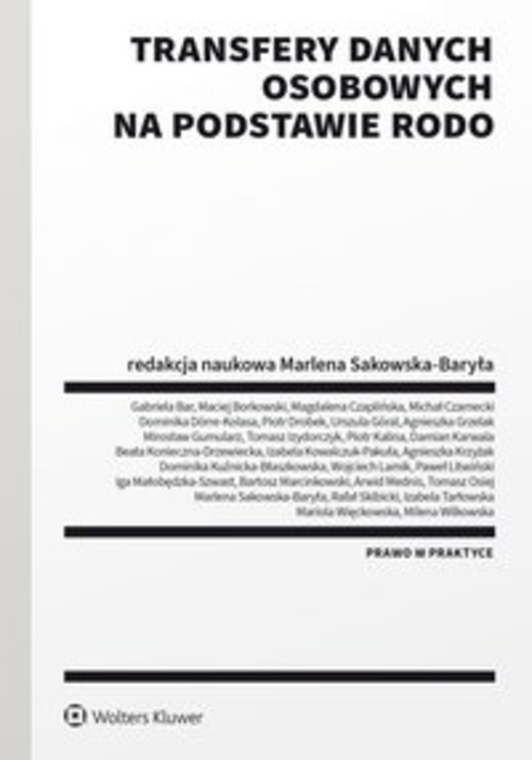Transfery danych osobowych na podstawie RODO - epub, pdf 1