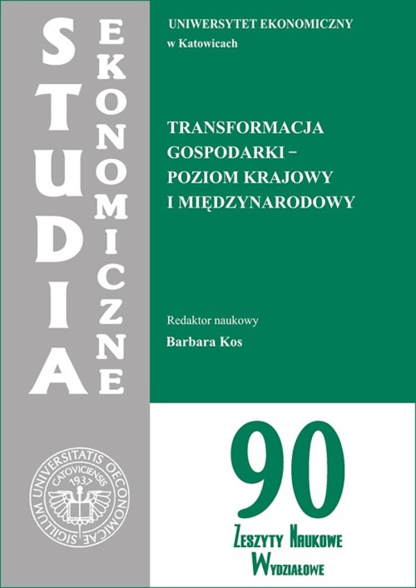 Transformacja gospodarki - poziom krajowy i międzynarodowy. SE 90 - pdf