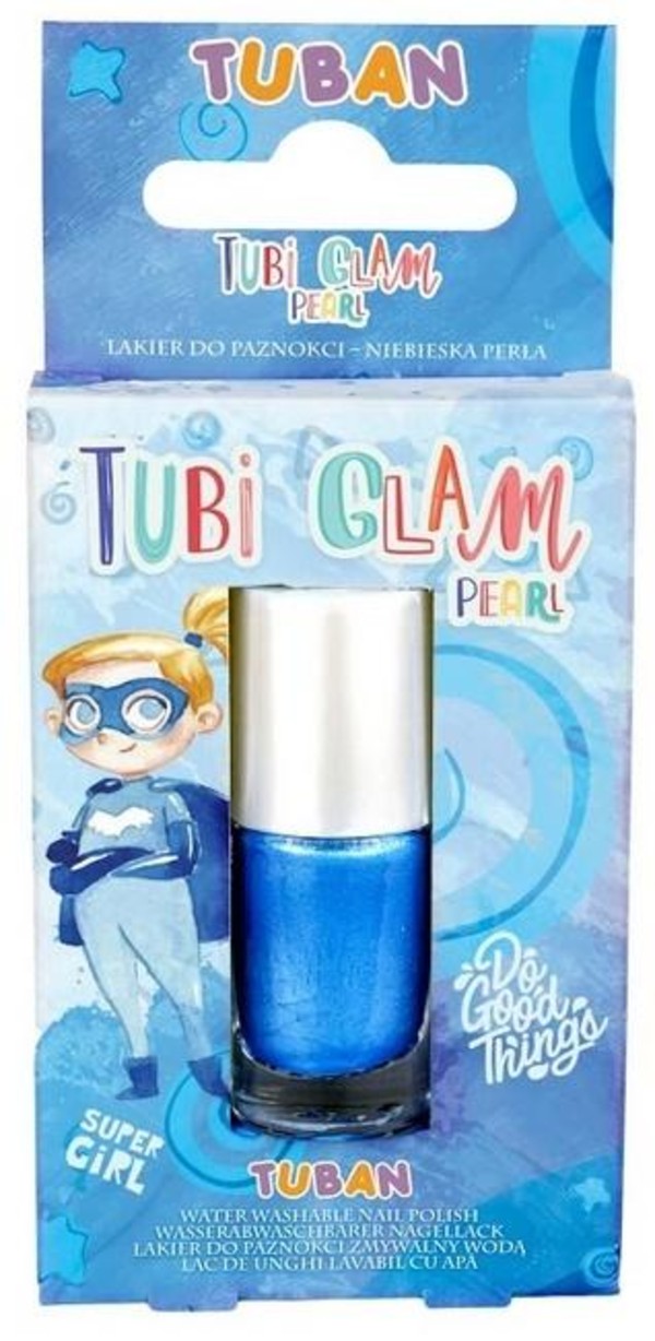 Tubi Glam niebieski perłowy