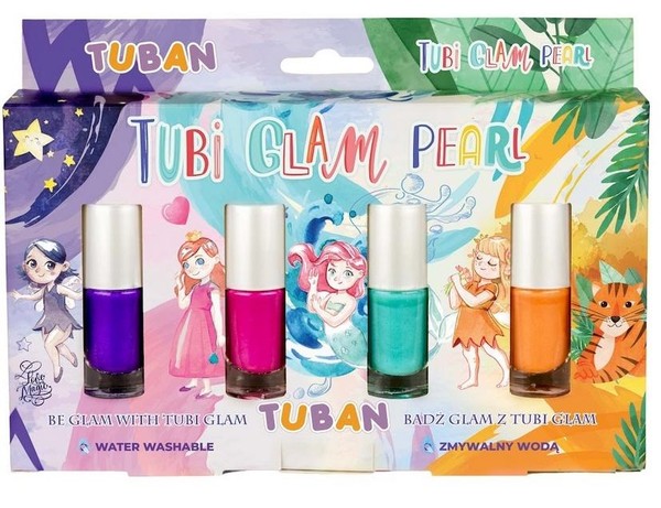 Tubi Glam Zestaw perłowy 4 kolory