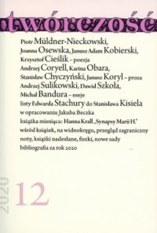 Twórczość 12/2020 - mobi, epub