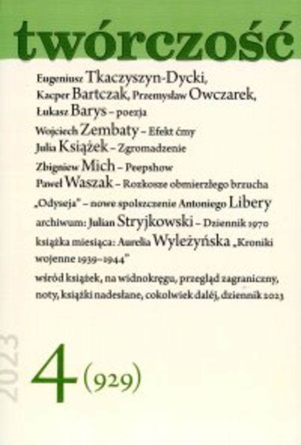 Twórczość 4/23 - mobi, epub