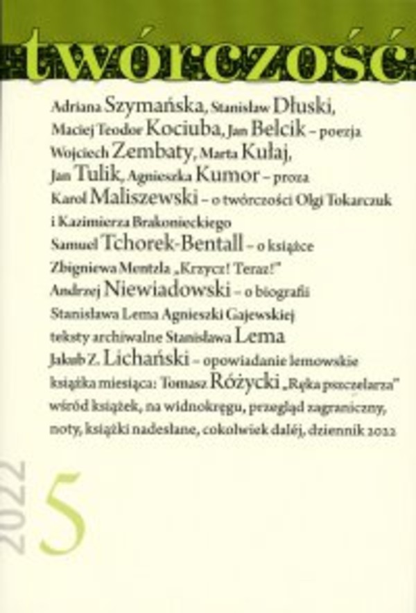 Twórczość 5/22 - mobi, epub