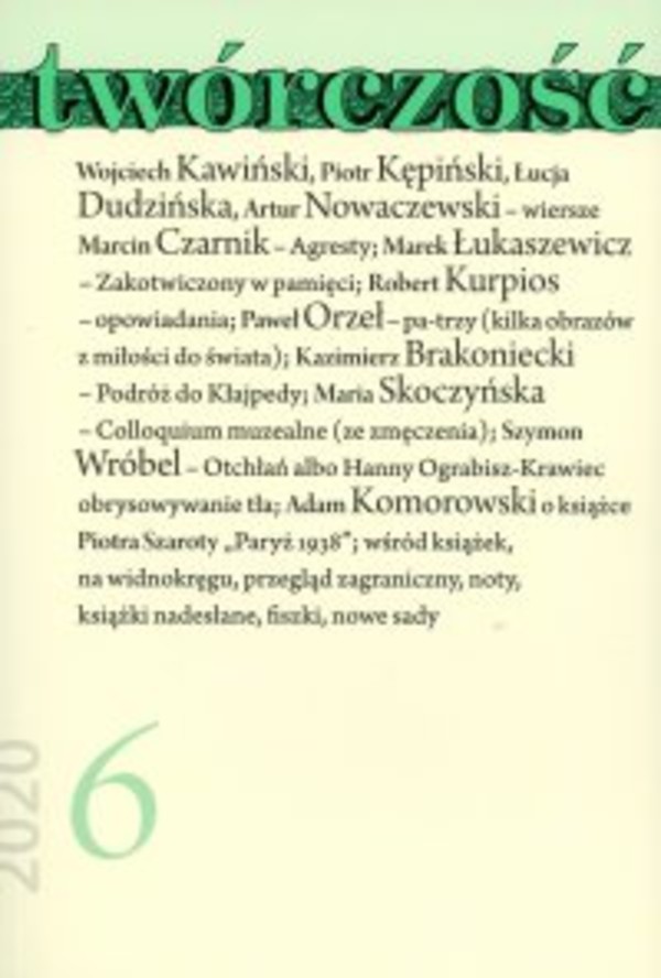 Twórczość 6/2020 - mobi, epub