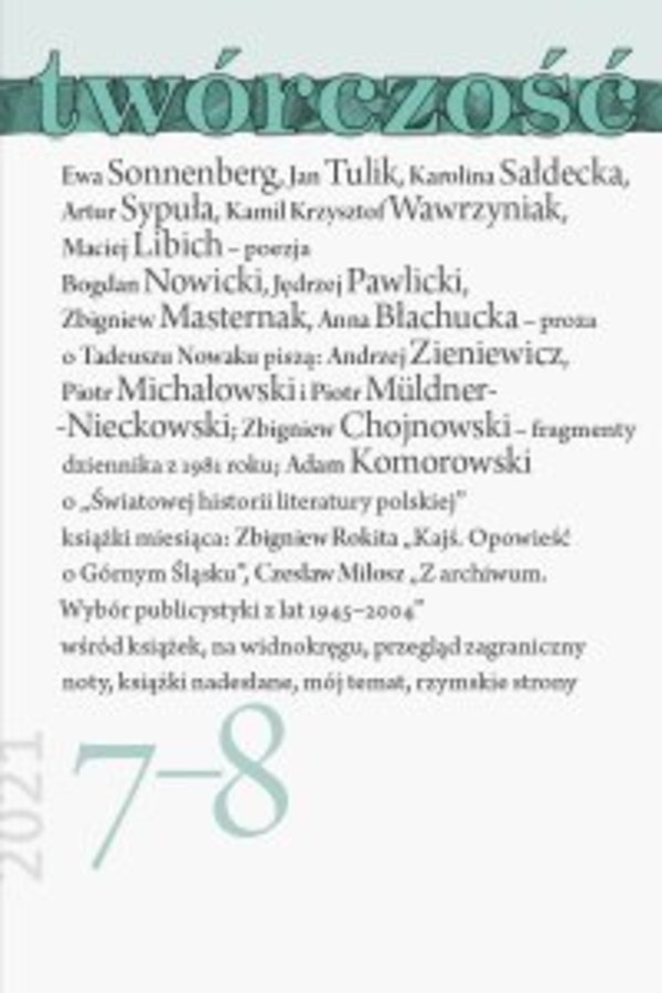 Twórczość 7-8/21 - mobi, epub