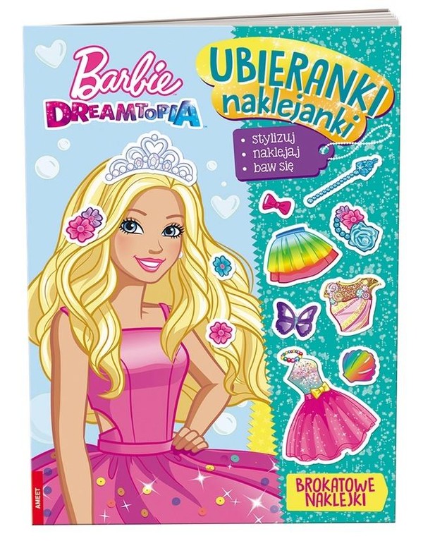 Ubieranki, naklejanki Barbie Dreamtopia