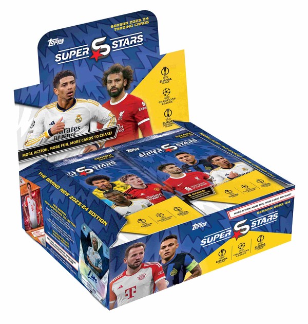 UEFA Topps Superstars saszetka z kartami