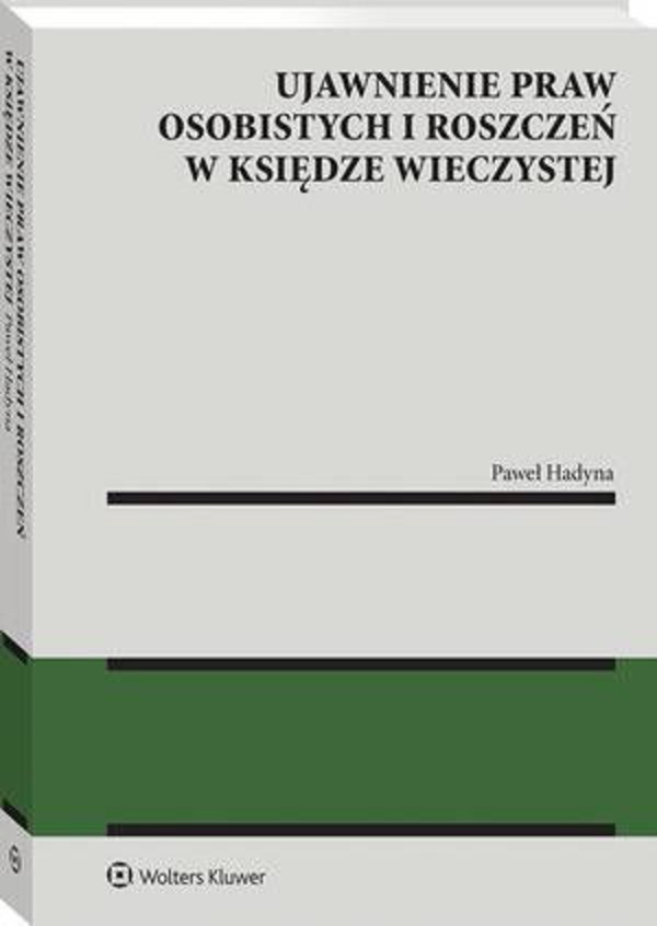 Ujawnienie praw osobistych i roszczeń w księdze wieczystej - pdf