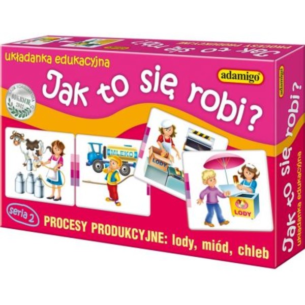 Układanka edukacyjna Jak to się robi - seria 2