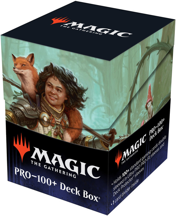 Magic the Gathering - Wilds of Eldraine - 100+ Deck Box - Ellivere of the Wild Court