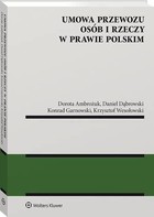 Umowa przewozu osób i rzeczy w prawie polskim - pdf