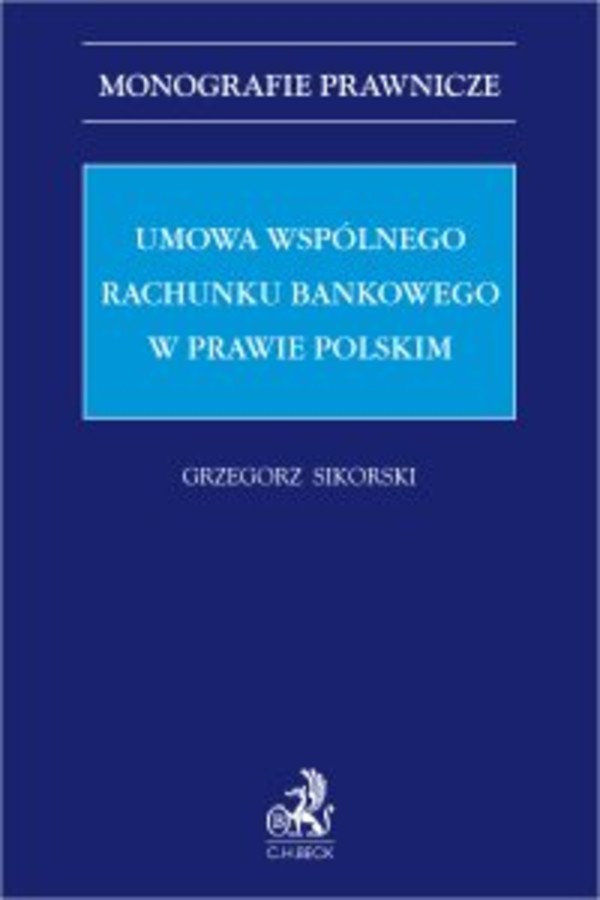 Umowa wspólnego rachunku bankowego w prawie polskim - pdf