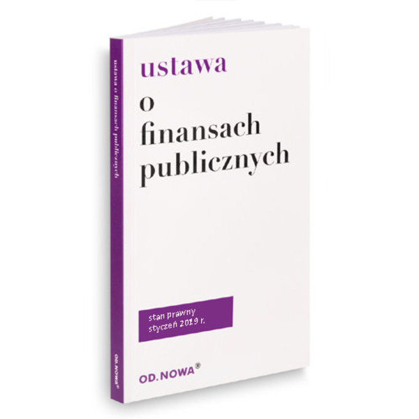 Ustawa O Finansach Publicznych Broszura 2019 Agnieszka Kaszok Książka Pl 1538