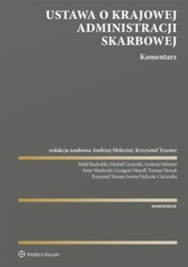Ustawa o Krajowej Administracji Skarbowej. Komentarz - epub, pdf 1