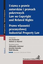 Okładka:Ustawa o prawie autorskim i prawach pokrewnych. Prawo własności przemysłowej 