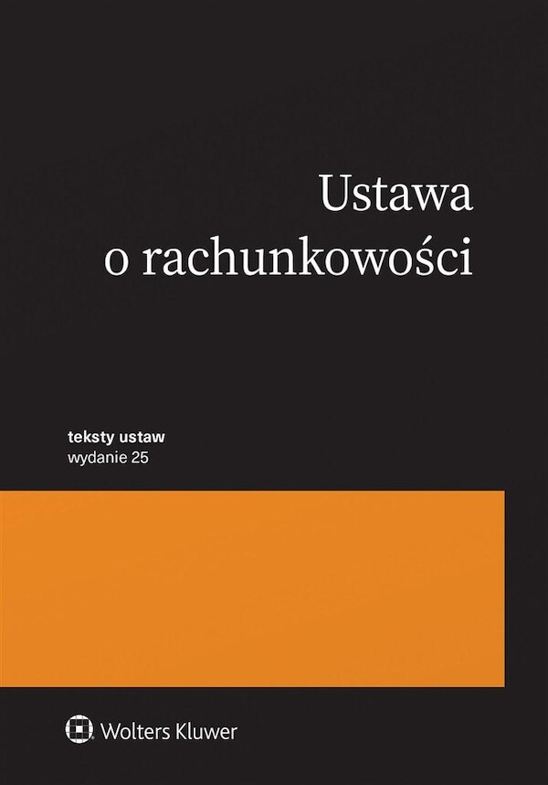 Ustawa o rachunkowości Przepisy