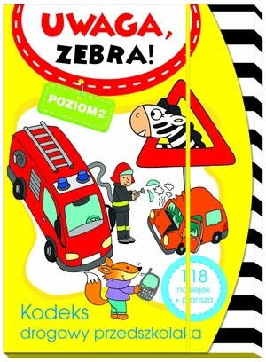 Uwaga zebra! Kodeks drogowy przedszkolaka Poziom 2