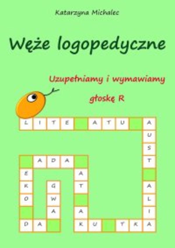 Uzupełniamy i wymawiamy głoskę R Węże logopedyczne - pdf