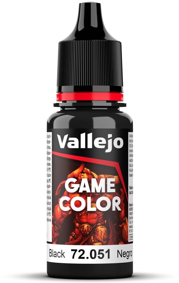 72.051 - Game Color - Black 18 ml