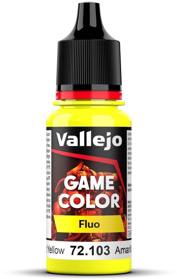 72.103 - Game Color - Fluo - Yellow 18 ml