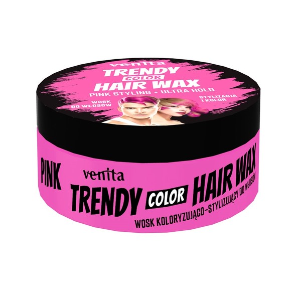 Pink Trendy Hair Wax Wosk do włosów