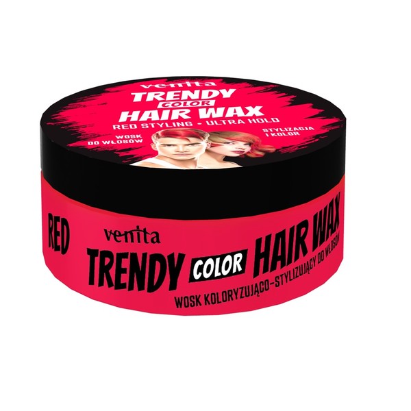 Red Trendy Hair Wax Wosk do włosów